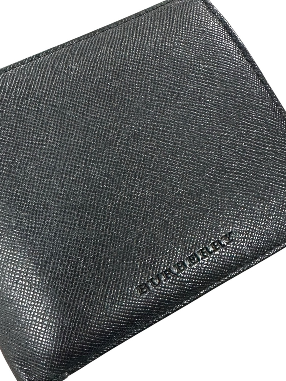 Burberry Black Leather & Nova Check Men’s Bifold Wallet - Picture 3 of 14